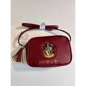 NWT Harry Potter Gryffindor Burgundy Crossbody Bag Hogwarts Tassel Confetti